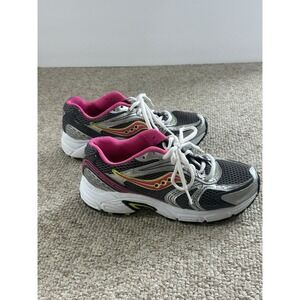 Saucony Oasis Women's Running Shoes Size 7 Gray Pink Sneakers Gym Training
